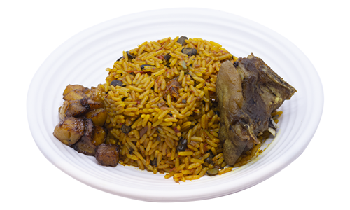 Bukka rice with goat meat