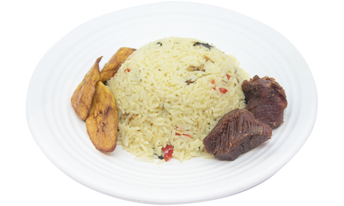Coconut riceand beef
