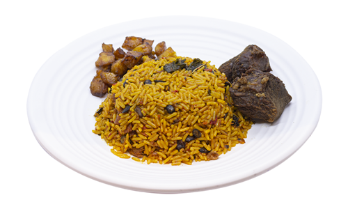 Bukka rice with Goat meat
